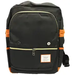 PUNTO STORE - Mochila Negra Bolso Cruzado Viaje Outdoor Comoda - PS