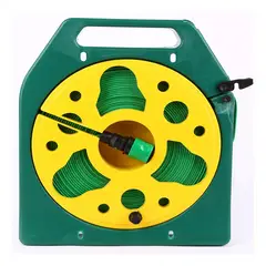 GENERICO - Carrete De Manguera Carro Porta Manguera De Plastico Jardin