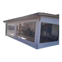 KUANGYE - Lonas Pvc Cortinas Enrollables Para Toldos Terraza 6Mx230Cm