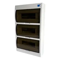 DRL - Tablero Eléctrico Sobreponer 36 Modulos Tapa Clara Sec