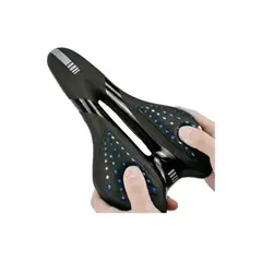 GENERICO - Sillín Bicicleta Deportivo Asiento Gel Anti-prostático Azul