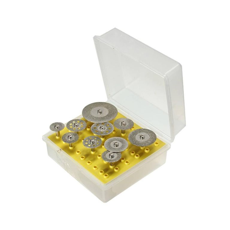 10 Discos Corte Diamante Abrasivos Para Dremel Mini Torno