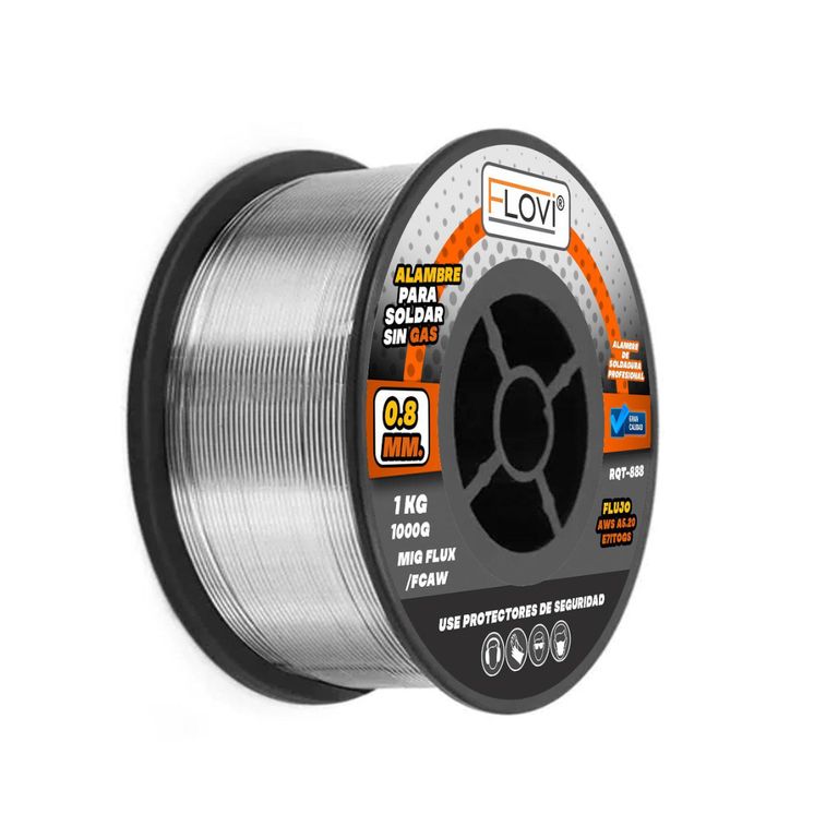 Alambre Para Soldar Sin Gas 0,8mm 1 Kg Flovi