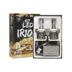 KOBO - Kit de Ampolletas Turbo Led New Irx H4 Luz Blanca 45000 Lm
