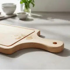 GENERICO - Tabla De Madera Para Picar O Picoteo Rectangular 34x14cm