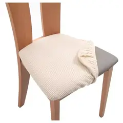 HD HOGAR SPA - Set De 6 Funda De Asiento Para Silla De Comedor