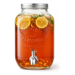 GENERICO - Dispensador Frasco Jugo Agua Bebidas Fiestas Vidrio Hogar 5l