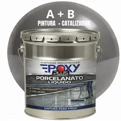 EPOXY - PORCELANATO LIQUIDO PREMIUM - KIT TINETA 19 KILOS - GRIS CUARZO RAL 7039