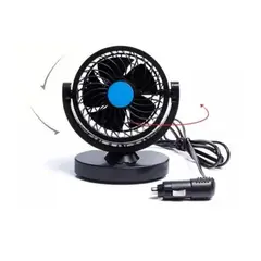 GENERICO - Ventilador Automóvil 12v Accesorio Vehículo 360° 13cm