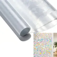 MOONCORE - Privacidad para VentanaPelícula Ventana Decorativa Arcoíris