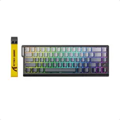 ATTACK SHARK - Teclado Mecanico X68 He Interruptor Magnetico Moonlight