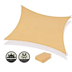 GENERICO - Carpa Vela Malla Sombra Rectangular 3 X 4 Mts