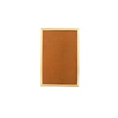 GENERICO - Tablero De Corcho Con Borde De Madera 40X50 cm
