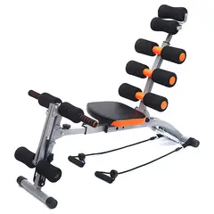 GENERICO - Banca Press Multifuncional con Bandas Elásticas para Entrenamiento en Casa