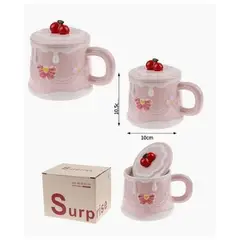 GENERICO - Taza de Cerámica Pastel Rosa