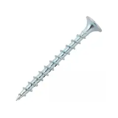 GENERICO - Caja 500 Tornillos Volcanita Rosca Madera 6x2 Flovi