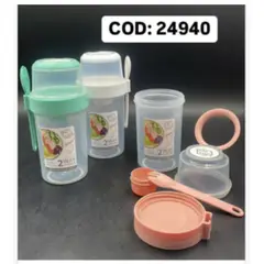 ANGELES DEL HOGAR - Recipientes de sellado Taza de ensalada portátil