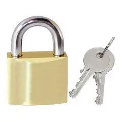 GEN - Candado A Llave 32mm Metal Maleta Casillero Equipaje Locker