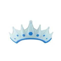 BABYLUNA - Gorro de Baño Visera de Ducha Corona para Bebé Celeste