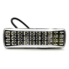 DRL LIGHTING - Lámpara Emergencia Led 25w Batería Recargable 30led 160lm Blanco