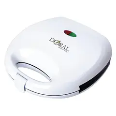 DORAL - Sandwichera Genova Tostador De Pan 750w Antiadherente Blanco