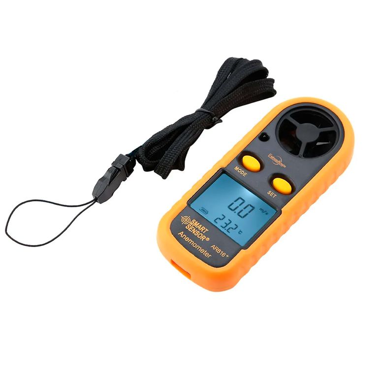 Anemometro Termometro Digital Ar816 Medidor Del Viento