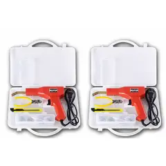 GENERICO - Pack 2 Máquina De Soldar Grapadora De Plástico Caliente Rojo