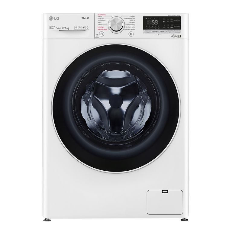 Lavadora Secadora Carga Frontal 9Kg 5Kg WD9WVC4S6 AI DD, ThinQ