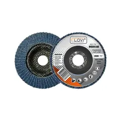 GENERICO - Disco Flap Lija Traslapado Metal 4,5 Pulgadas Flovi