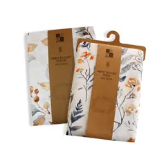 DECO EXPRESS - Set 2 Manteles Antimanchas Floral y Silvestre 160x220 cm