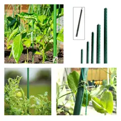 GENERICO - Tutores Metálico Para Plantas de interior y exterior 120 Cm (5) Unidades