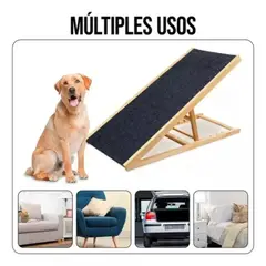 JANNY - Rampa Plegable De Madera Para Mascotas Perros Gatos