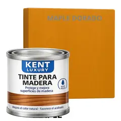 KENT - TINTE DE MADERA ORGANICO - EXTRACUBRIENTE BASE AGUA. - 450 G - MAPLE DORADO