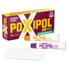 POXIPOL - Adhesivo soldadura plástica 16 gr/14ml Transparente