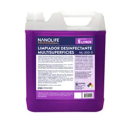 NANOLIFE - LIMPIADOR DESINFECTANTE MULTISUPERFICIES 5L