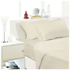 KEYHOME - Sabana Unicolor King 144 Hilos