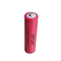 GENERICO - Pilas Baterias Recargables de Litio 18650 8800 mAh Roja Con Punta Contacto