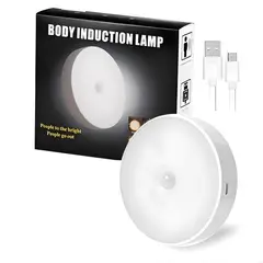 GENERICO - Lámpara Led Sensor Movimiento Recargable Closet Y Pasillos