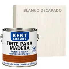 KENT - TINTE DE MADERA ORGANICO - EXTRACUBRIENTE BASE AGUA. - 5.6 KL BLANCO