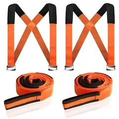 GENERICO - 2persona Correas Móviles Correas Para Levantar Mover Muebles con almohadillas