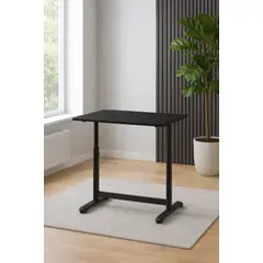 COSAS CASA - Escritorio Funcional Altura Ajustable 120x60x63-86cm Negro