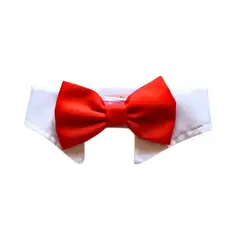 GENERICO - Corbatín Rojo Para Perros Y Gatos Talla XS 20cm