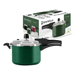 PANELUX - Olla A Presión 4.5 Litros Color Verde Antiadherente Verde