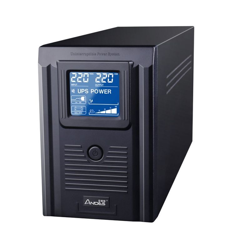 Ups 1000va 600w Entrada Y Salida De 220v Negro Azul