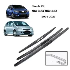 GENERICO - Honda Fit 2001-2023 Plumillas Delanteras Y Trasera