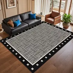 GENERICO - ALFOMBRA PARA LIVING ANTIDESLIZANTE CON DISEÑOS TRIDIMENCIONALES