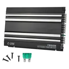 ADLIU - Amplificador De Audio Para Auto 4 Canales C-286 7800w 12v Ab