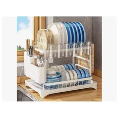 GENERICO - Secaplatos Escurridor De Loza Secador De Platos Vajilla BLANCO