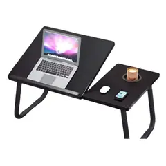 GENERICO - Mesa Plegable De Computadora Para Cama NEGRO.