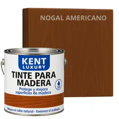 KENT - TINTE DE MADERA ORGANICO - EXTRACUBRIENTE BASE AGUA. - 5.6 KL NOGAL AMERICANO
